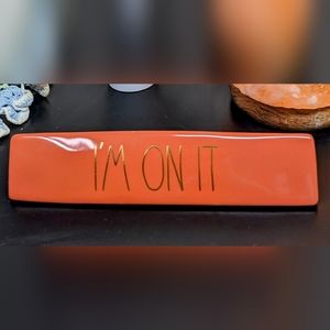 Rae Dunn desktop sign